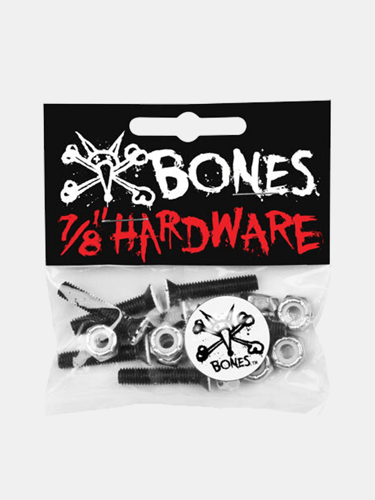 Bones 7/8" Hardware - Black / White Tips - Empire Skate NZ