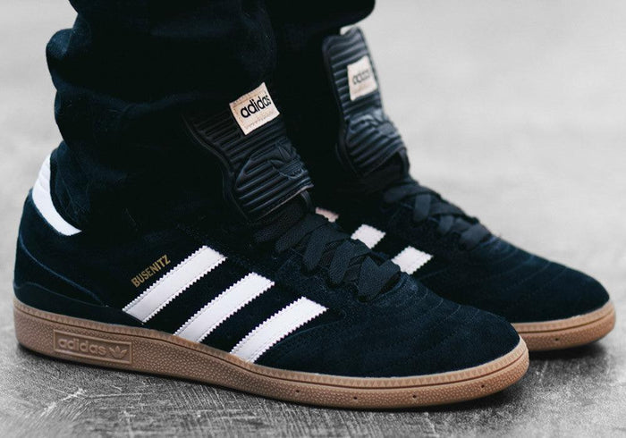 Adidas Busentiz - Black / White / Gum - Empire Skate NZ