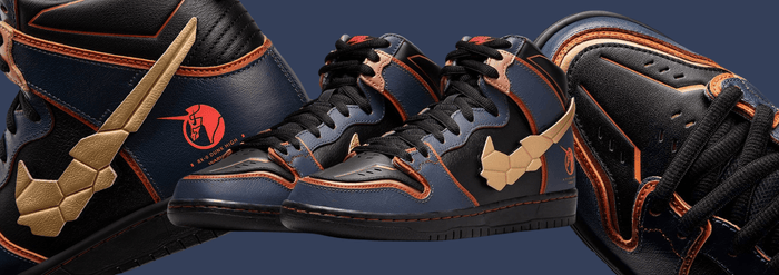 Gundam X Nike SB Dunk High 'Banshee' - Empire Skate NZ