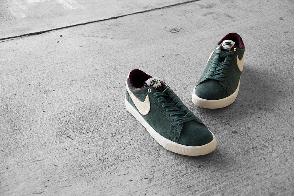 Nike SB Blazer Low GT - Green Phantom - Empire Skate NZ