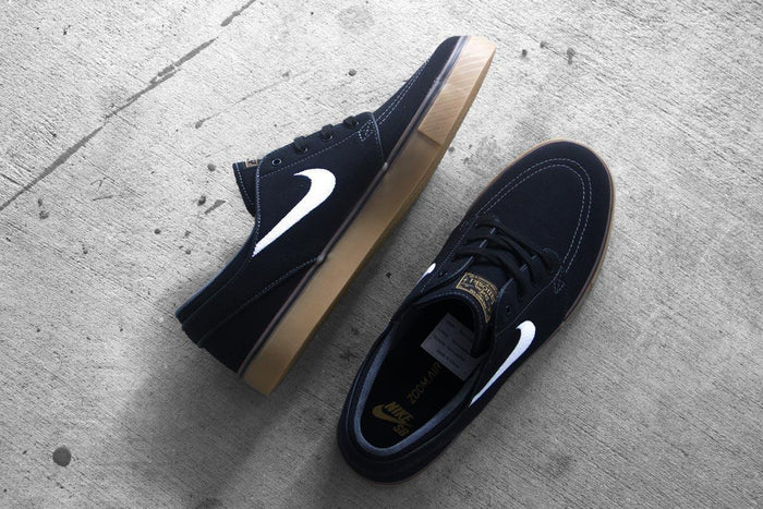 Nike SB - Janoski Black / White / Gum - Empire Skate NZ
