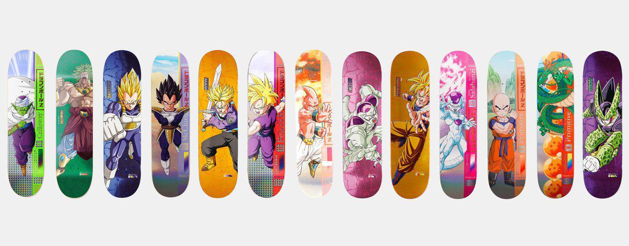 Primitive x Dragon Ball Z deck collection - Empire Skate NZ