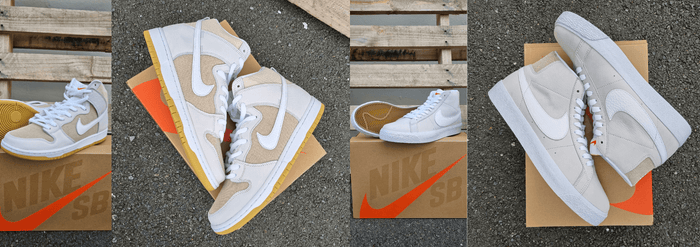 Raffle: Unbleached Pack - SB Dunk High PRO ISO and Blazer Mid ISO - Empire Skate NZ