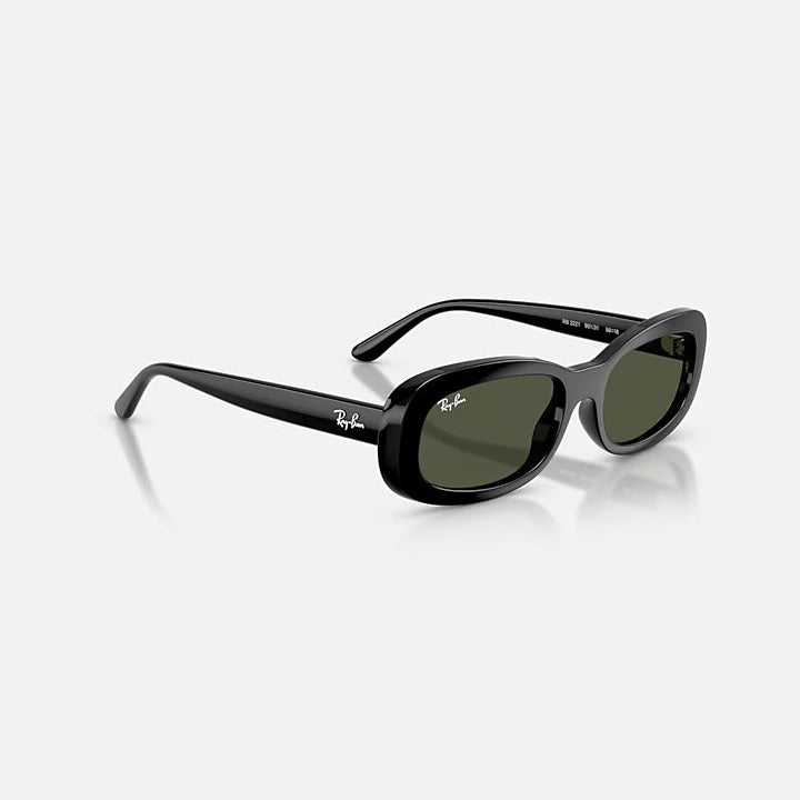 Ray Ban RB2221 - Black/Green Lens