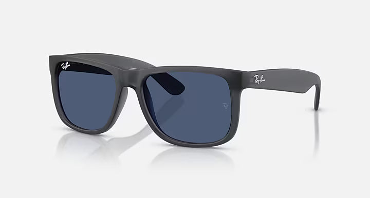 Ray Ban Justin - Opal Grey / Dark Blue Lens