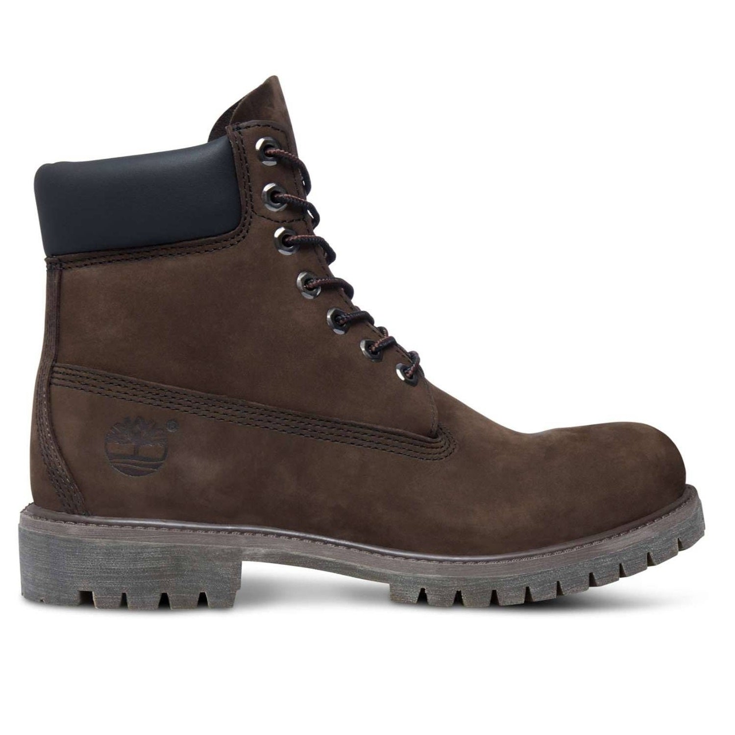 Timberland Mens 6 Inch Premium Waterproof Boot - Medium Brown Nubuck