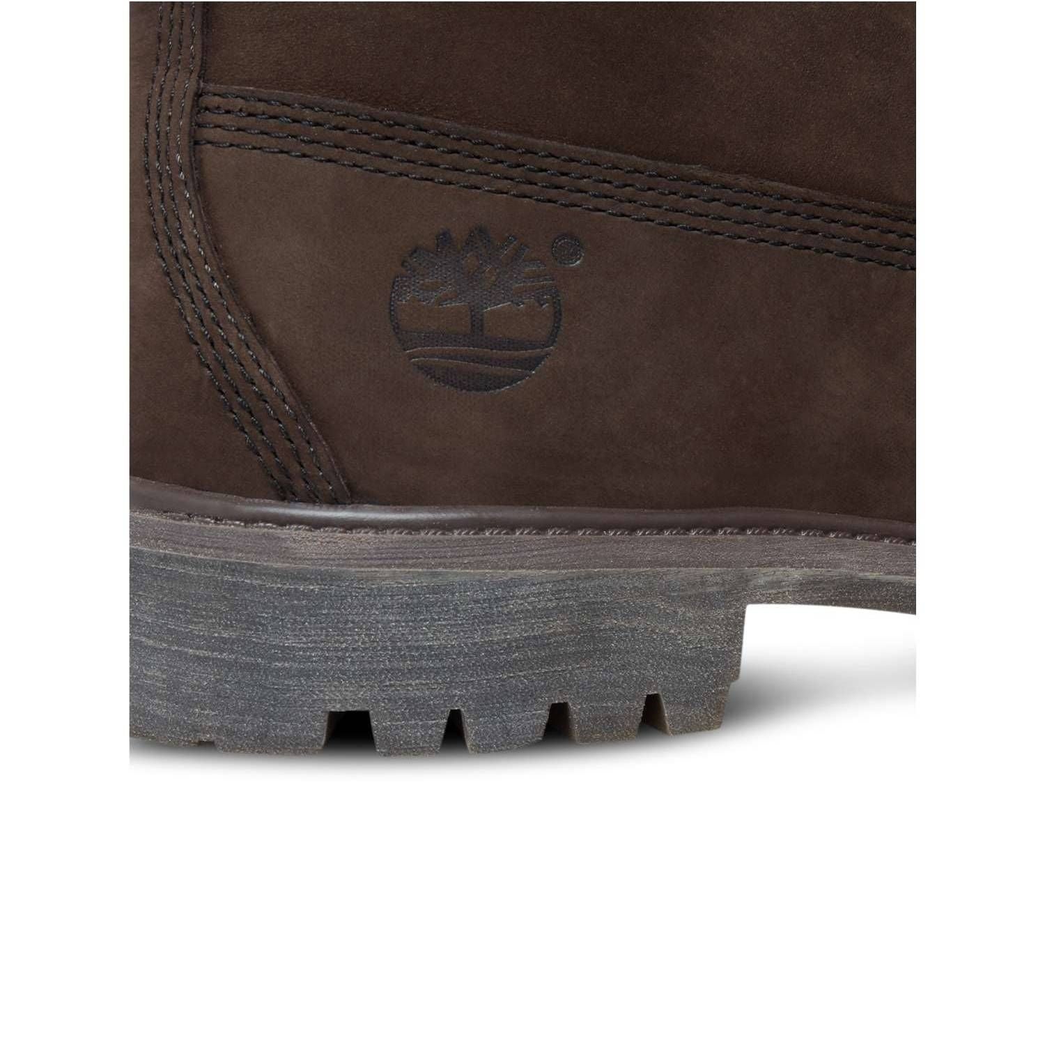 Timberland Mens 6 Inch Premium Waterproof Boot - Medium Brown Nubuck