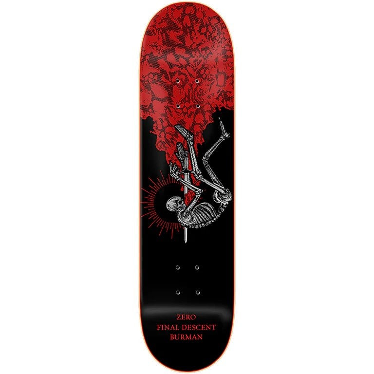 Zero Dane Burman 8.25" Final Descent Skateboard Deck