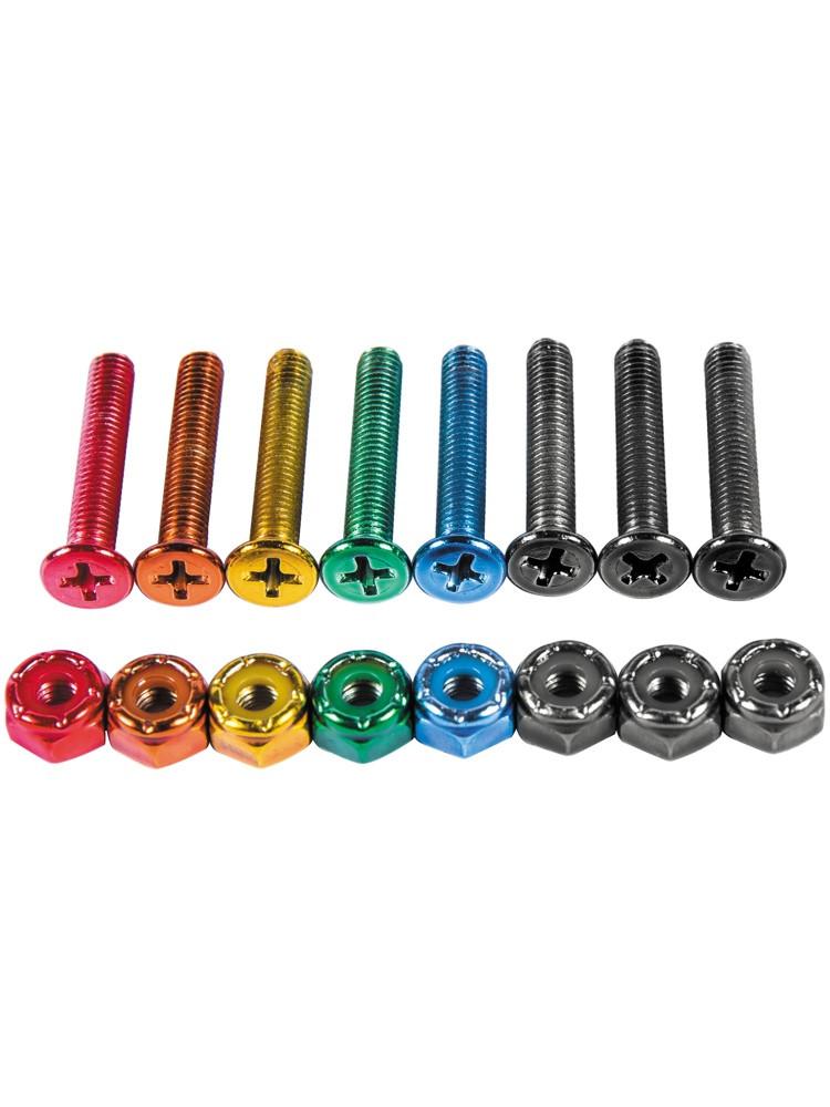 Enjoi Colorful Little Buddies 1" Bolts Hardware