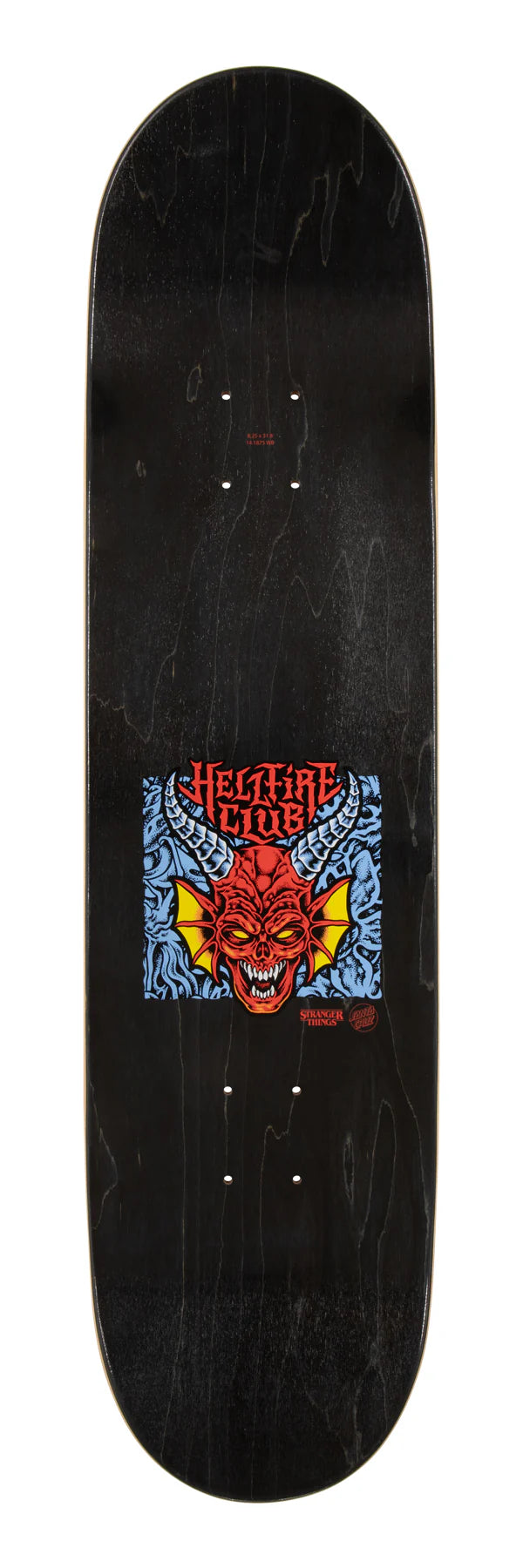 Santa Cruz X Stranger Things Hellfire Club 8.25" Deck