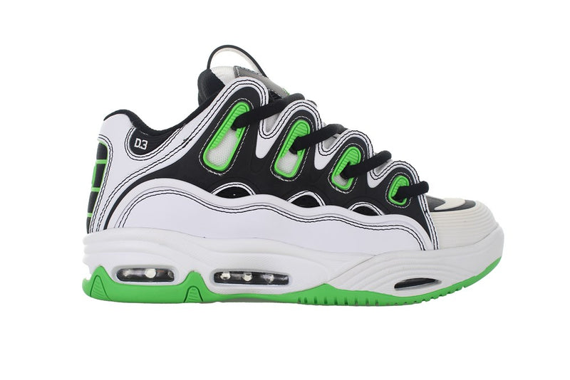 OSIRIS D3 2001 - WHITE/BLACK/GREEN