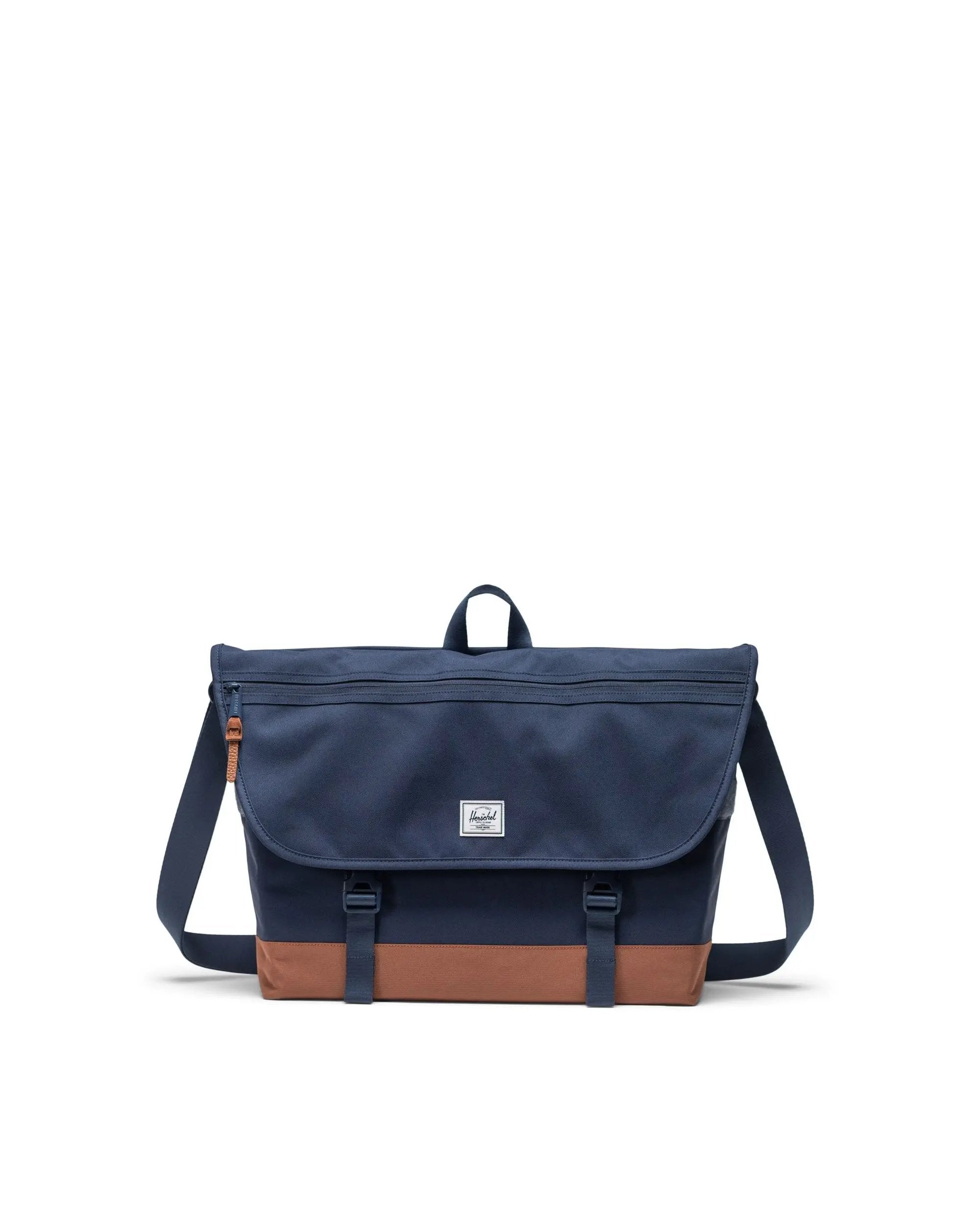 Herschel Cove Messenger Bag 22.5L - Navy/Saddle Brown