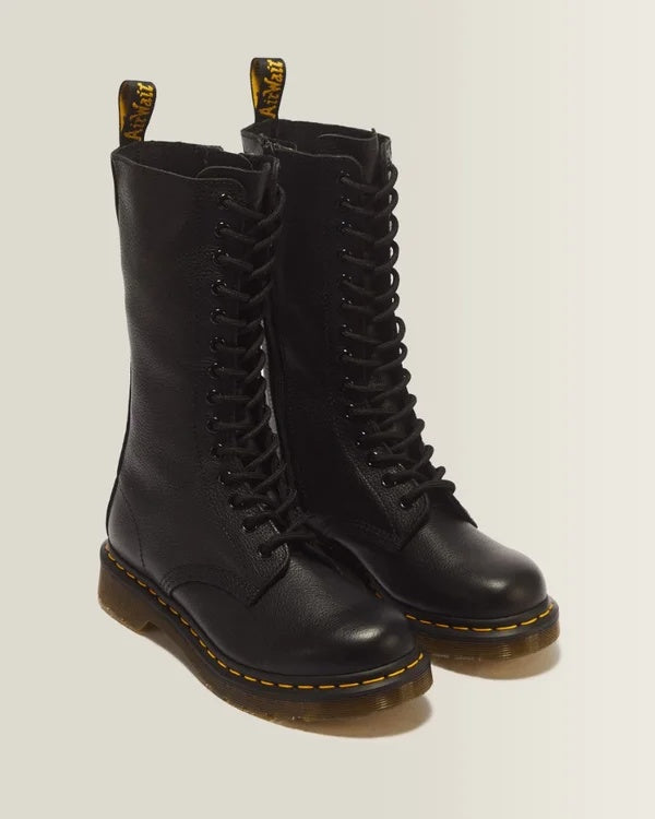 Dr. Martens 1B99 14 Eye Zip Boot - Black Virginia