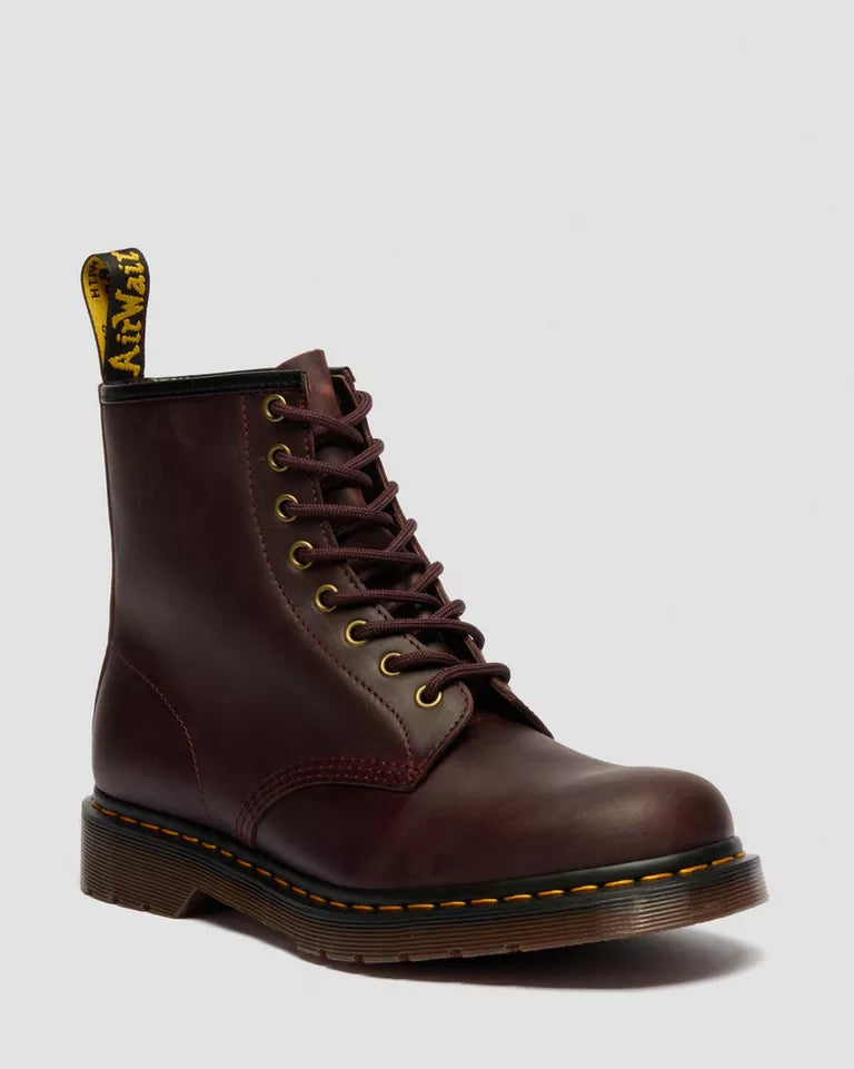 Dr. Martens 1460 8 Eye Boot - Cherry Red Crazy Horse