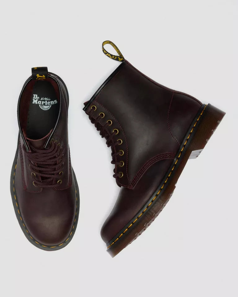 Dr. Martens 1460 8 Eye Boot - Cherry Red Crazy Horse