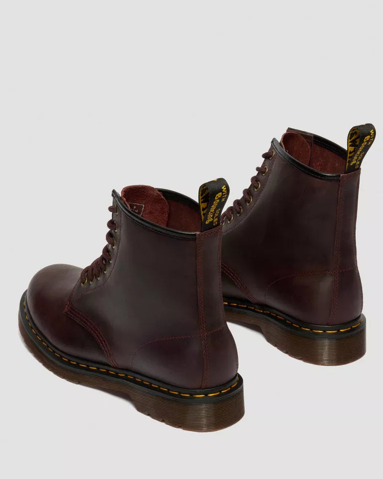 Dr. Martens 1460 8 Eye Boot - Cherry Red Crazy Horse