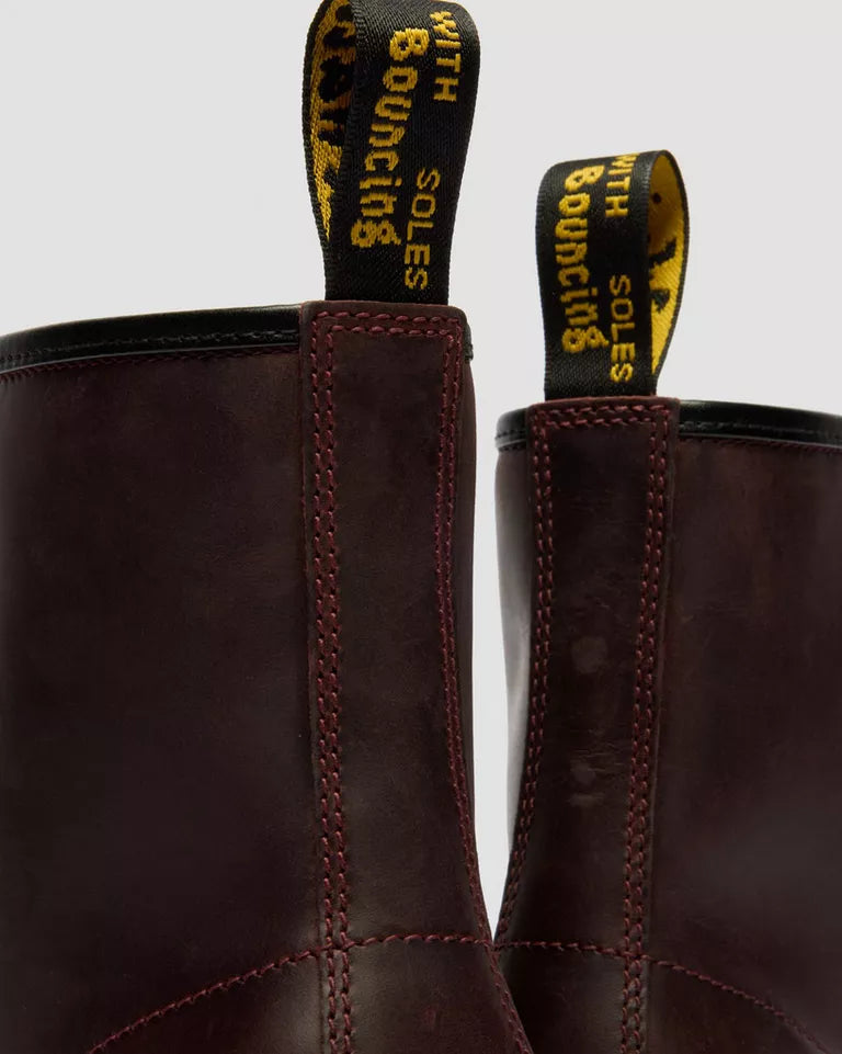 Dr. Martens 1460 8 Eye Boot - Cherry Red Crazy Horse