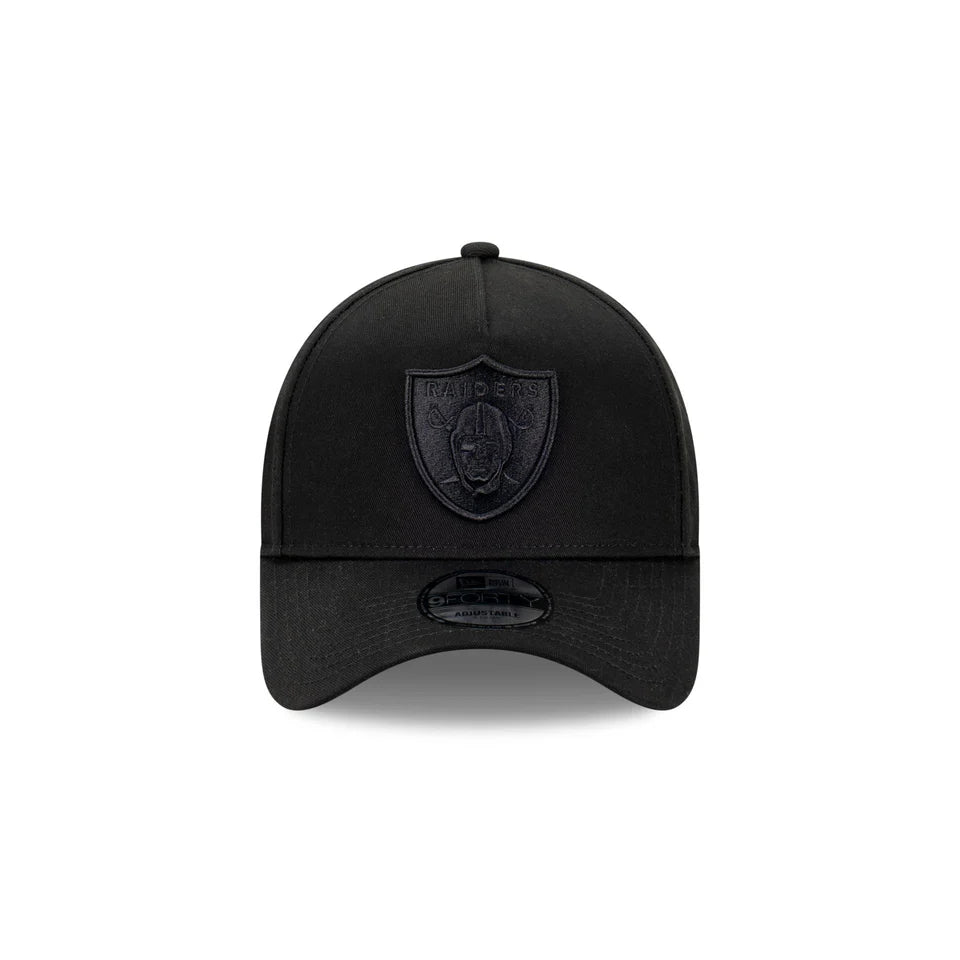 New Era Las Vegas Raiders Black 9FORTY A-Frame Snapback