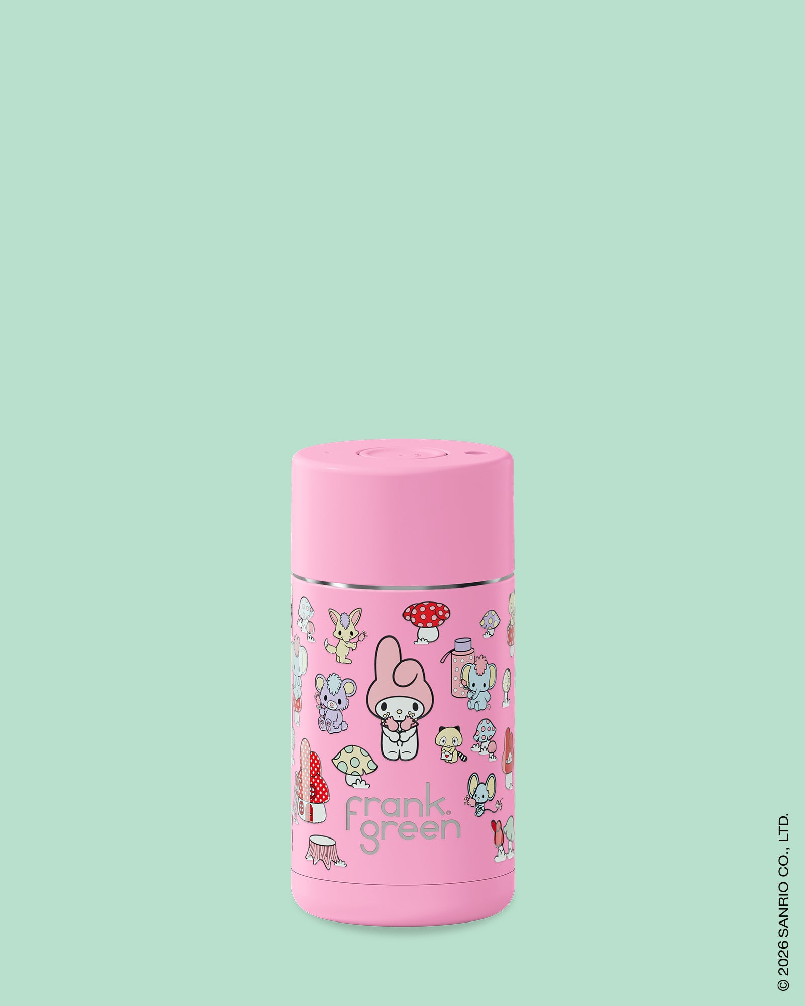 Frank Green My Melody Ceramic Reusable Cup with Push Button Lid 355ml (12oz)