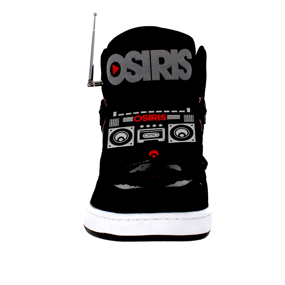 OSIRIS NYC 83 CLK - BLACK/RED/BOOMBOX