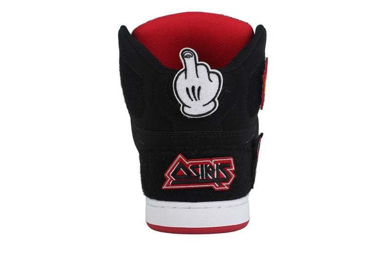 OSIRIS NYC 83 CLK - BLACK/RED/VELCRO