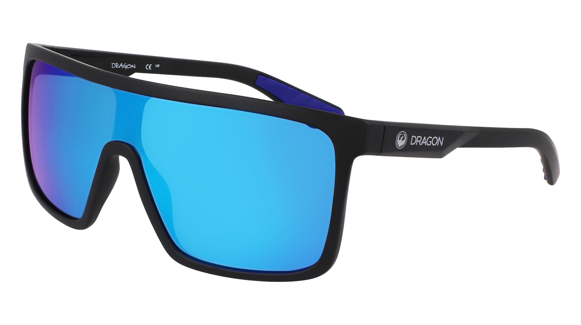 Dragon Momentum H20 - Matte Black/Blue Ion LL Polarised