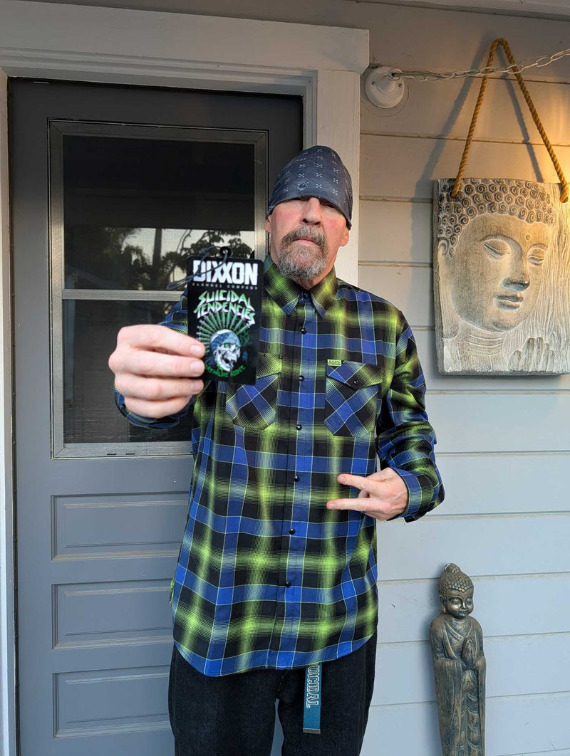 Dixxon Suicidal Tendencies Adrenaline Addict Flannel