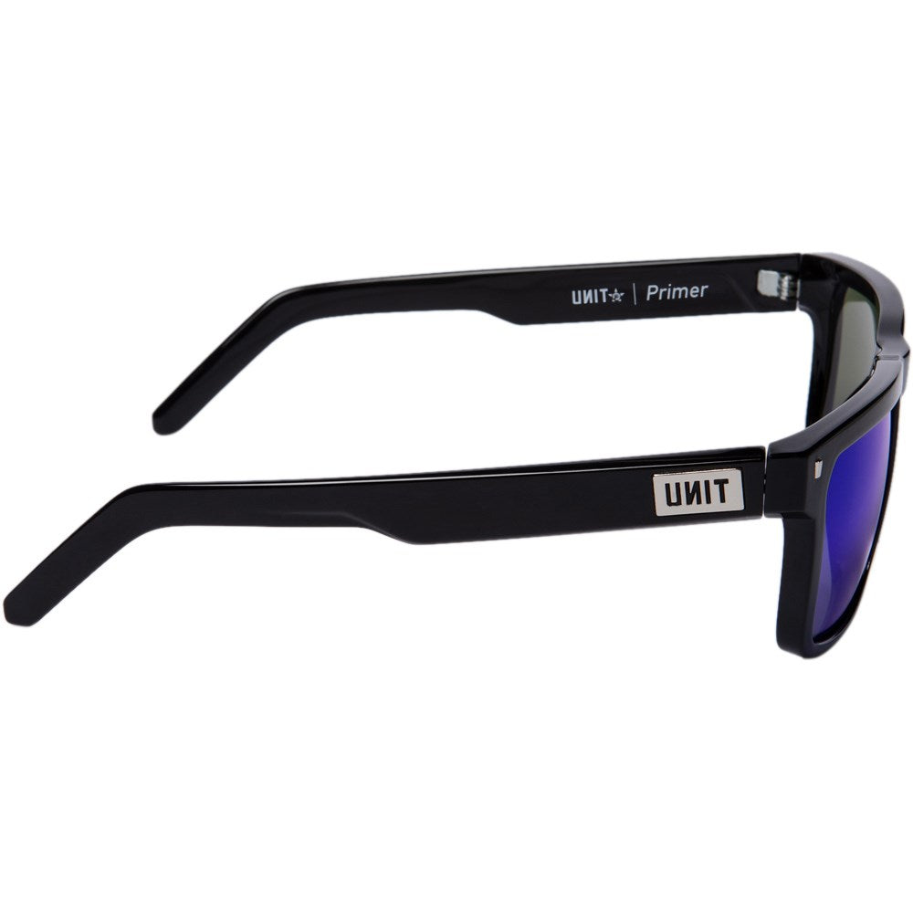 Unit Primer Polarised Sunglasses - Matte Black / Blue