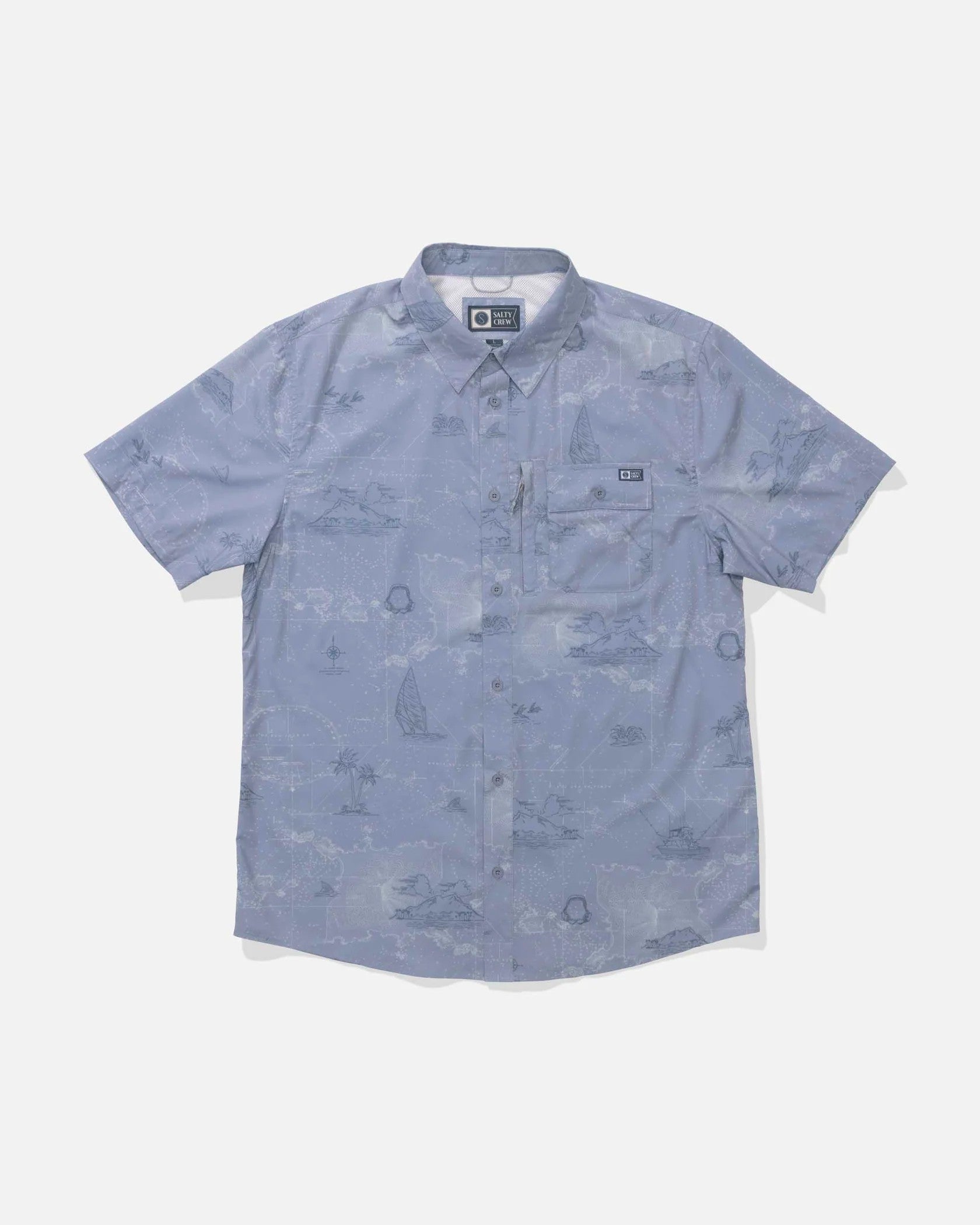 Salty Crew Flagship UV Button Up Shirt
