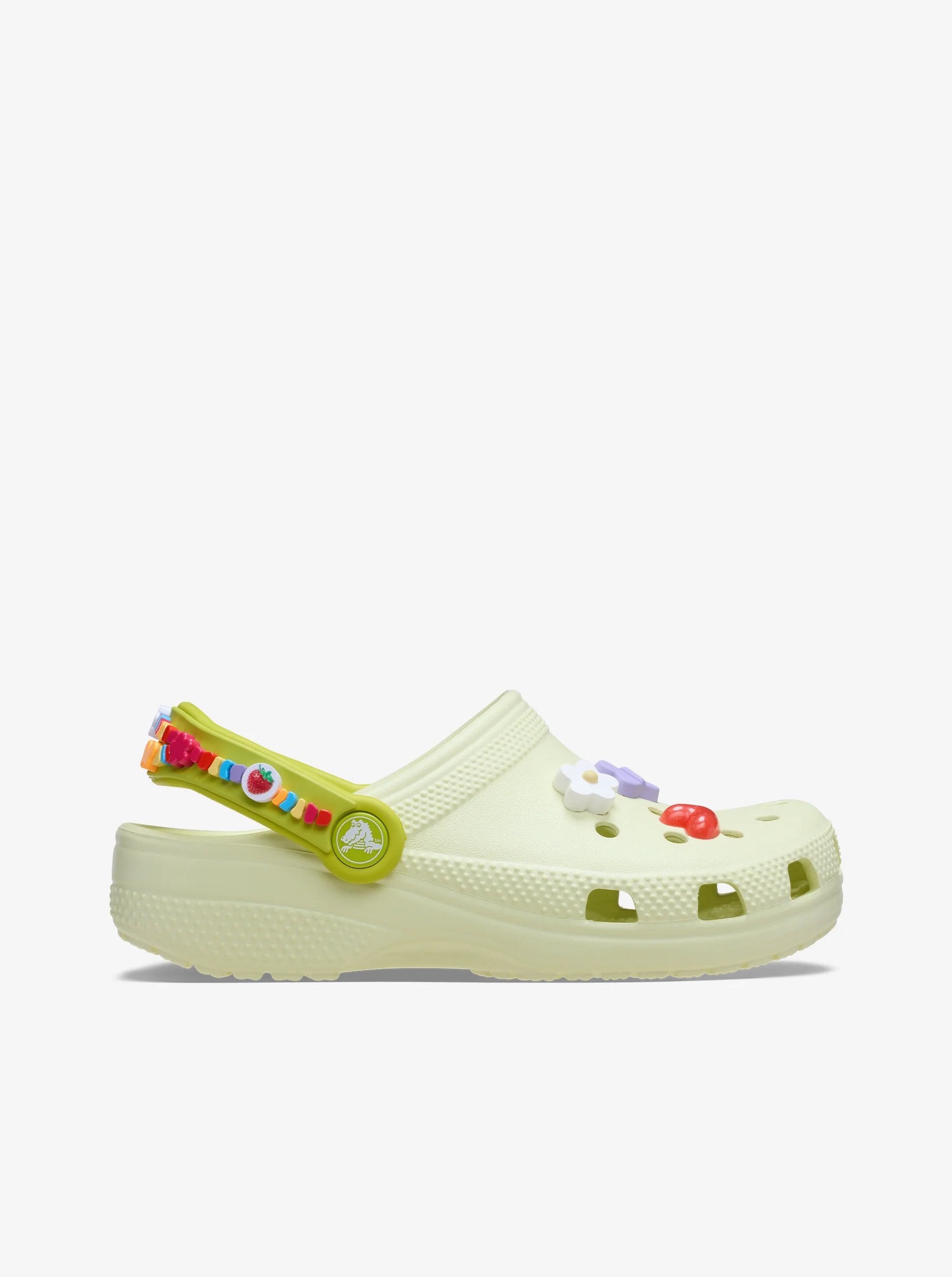 Crocs Kids Classic Clog Friendship Bracelet Frothy Green