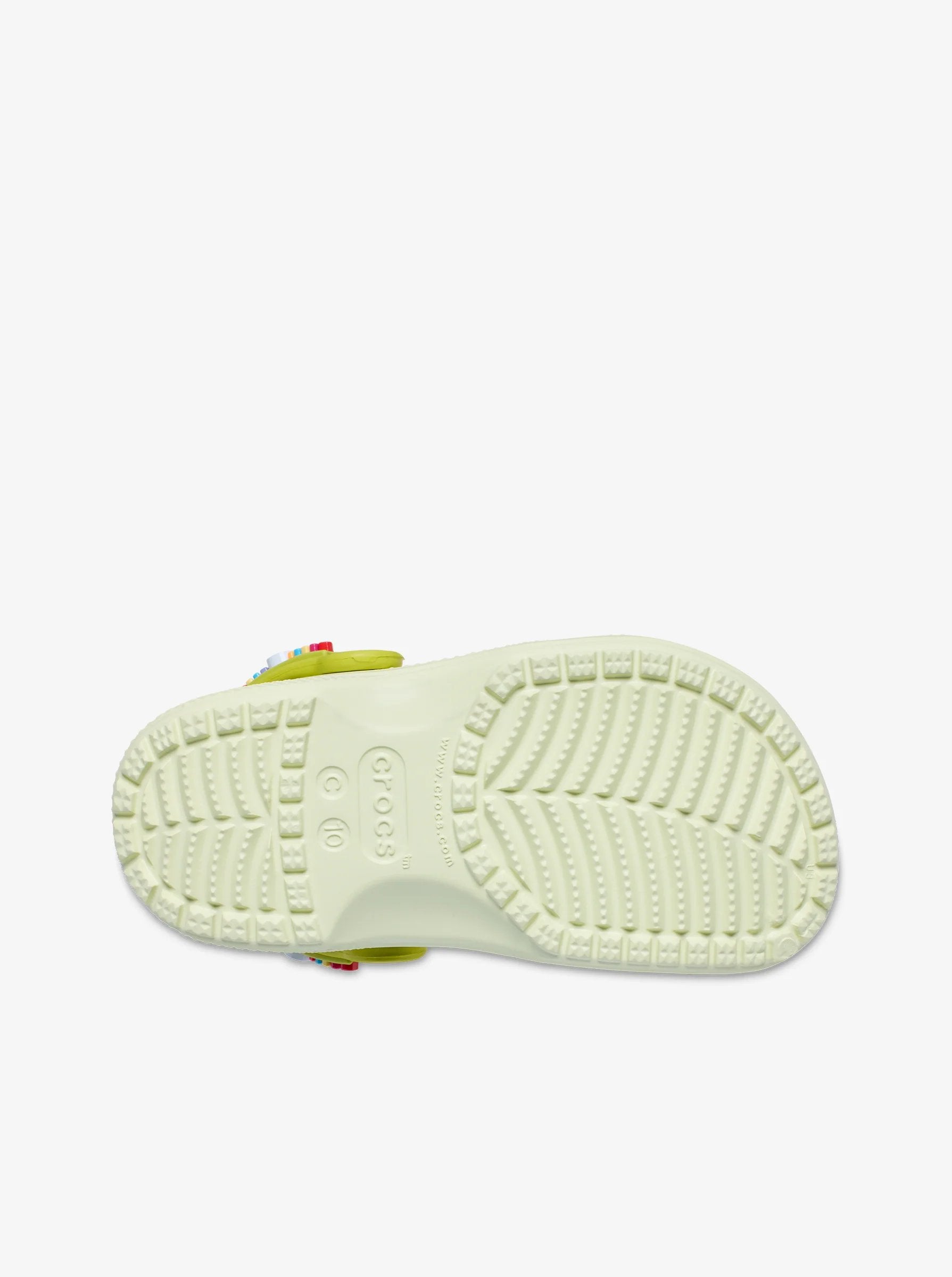 Crocs Kids Classic Clog Friendship Bracelet Frothy Green