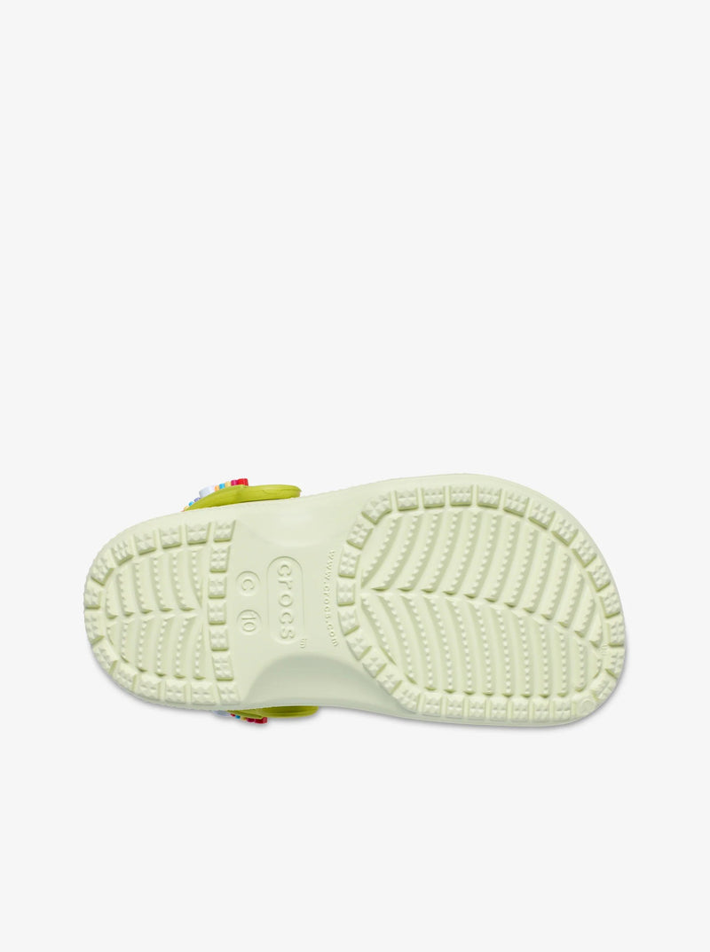 Crocs Kids Classic Clog Friendship Bracelet Frothy Green