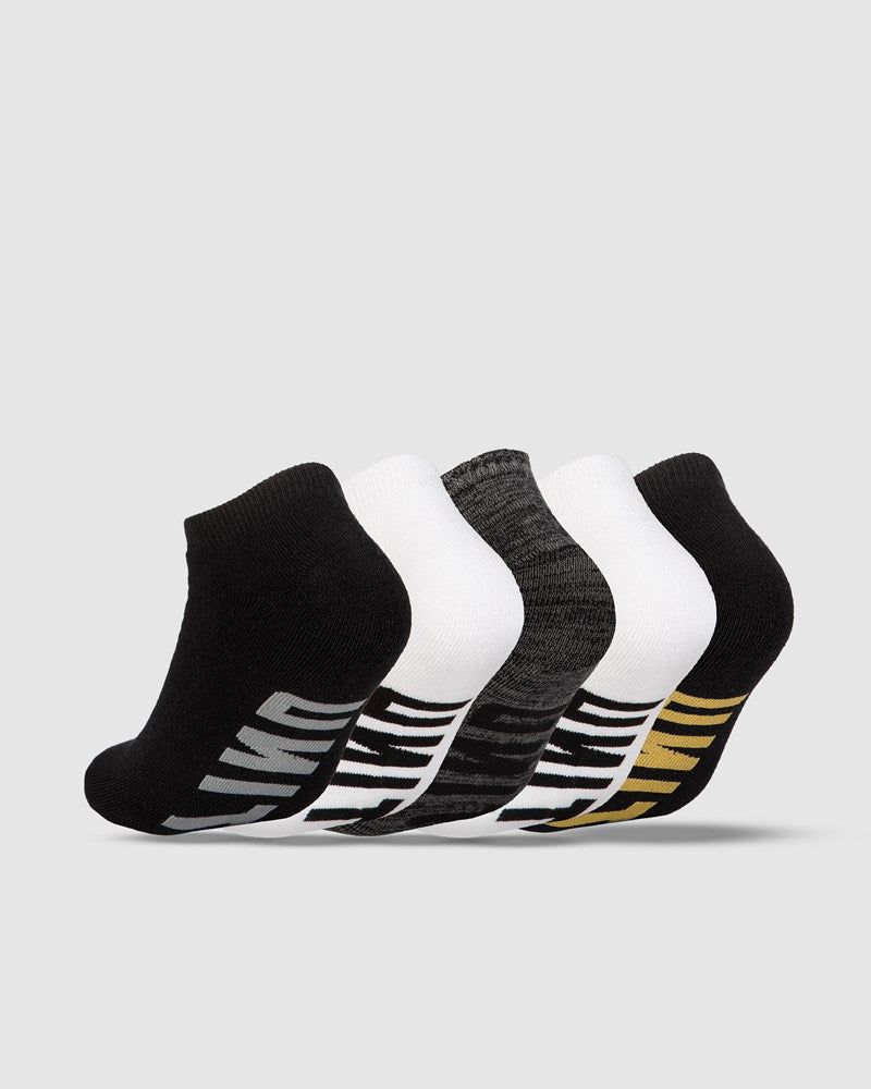 Unit Essential Bamboo No Show Socks - 5 Pack