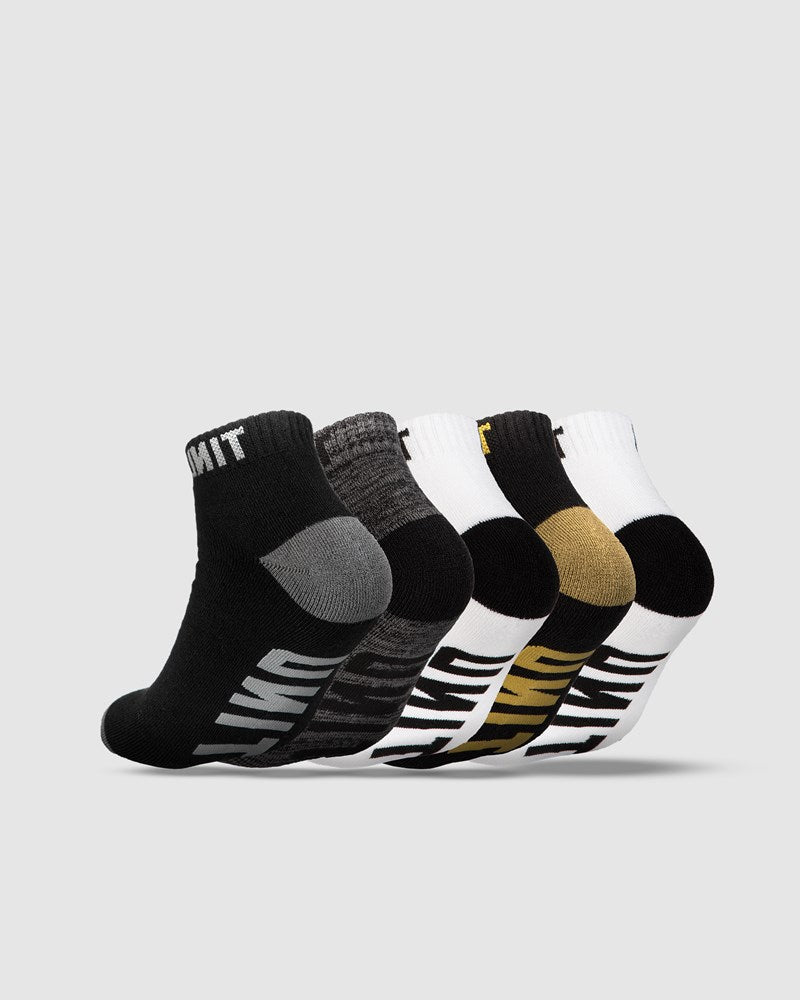 Unit Vital Bamboo Youth Lo-Lux 5 Pack Socks