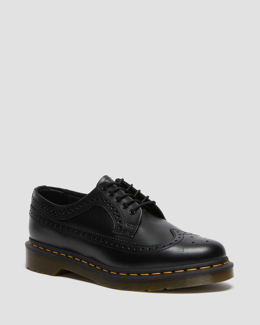 Dr. Martens 3989 YS Brogue Shoes - Black Smooth