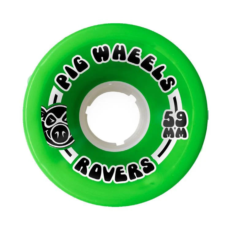 Pig Rover 85A 59 Green/White Core Wheels