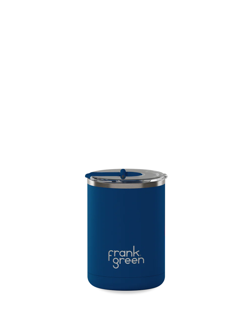 Frank Green Deep Ocean Ceramic Coffee Cup With Hinged Lid - 355ml (12oz)