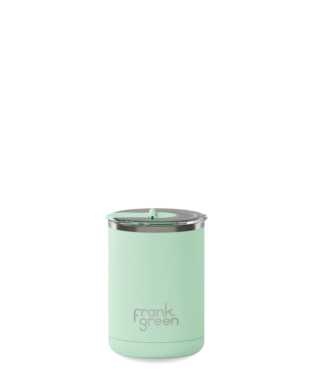 Frank Green Mint Gelato Ceramic Coffee Cup With Hinged Lid - 355ml (12oz)