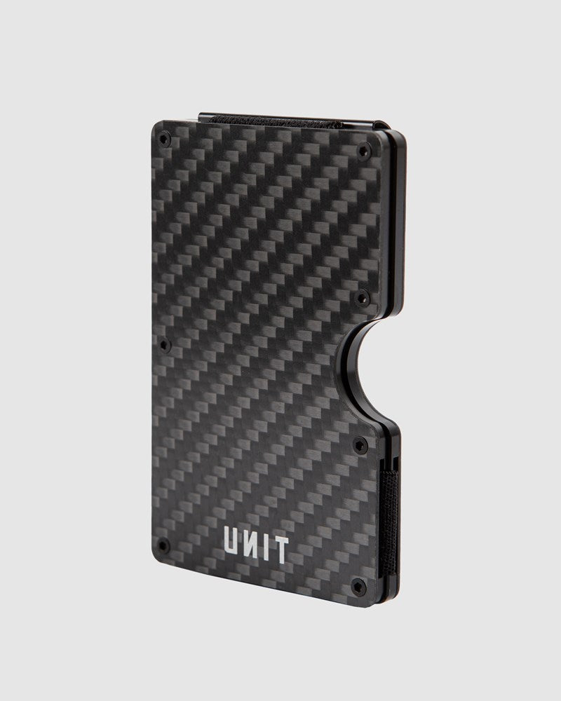 Unit RFID Blocker Carbon Fibre Card Holder