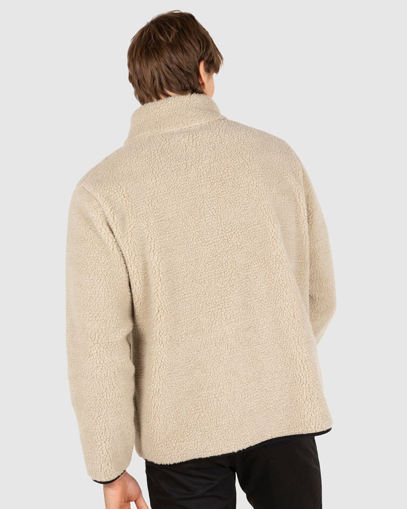 UNIT CLAIM HALF PILE FLEECE JACKET