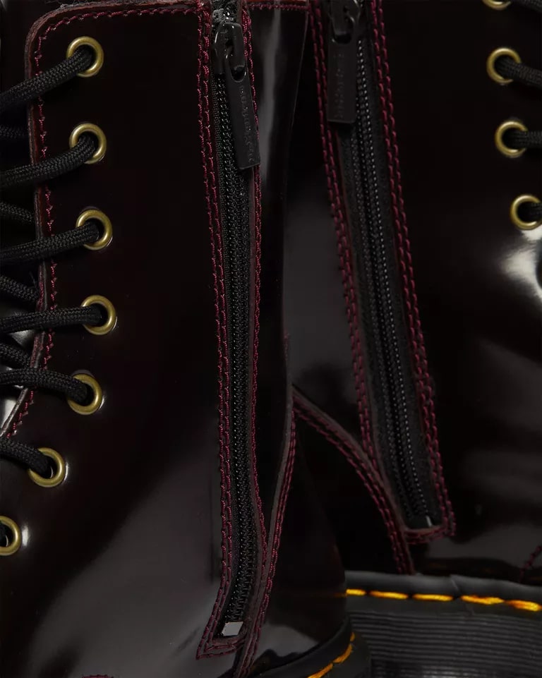 Dr. Martens Jadon 8 Eye Leather Boot - Cherry Red