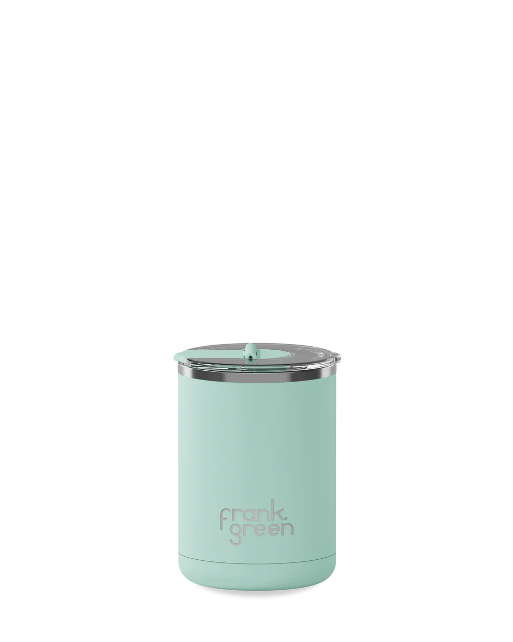 Frank Green Peppermint Ceramic Coffee Cup With Hinged Lid 355ml (12oz)