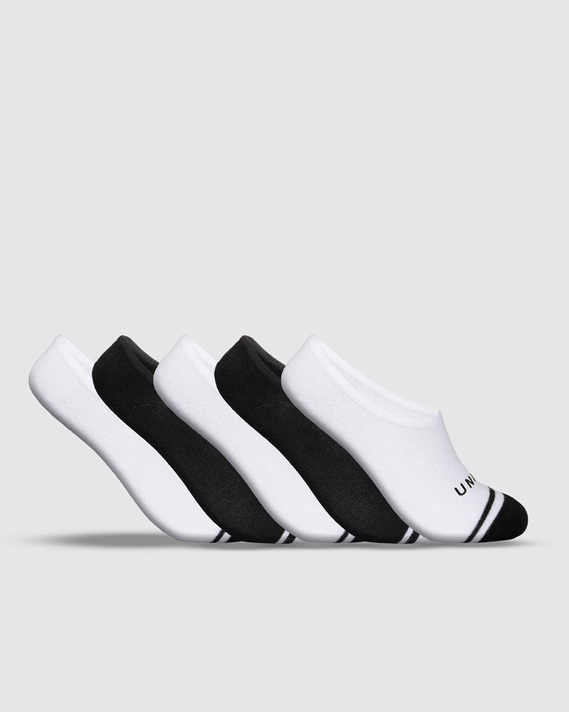 Unit Bamboo Invisible Ladies 5 Pack Socks