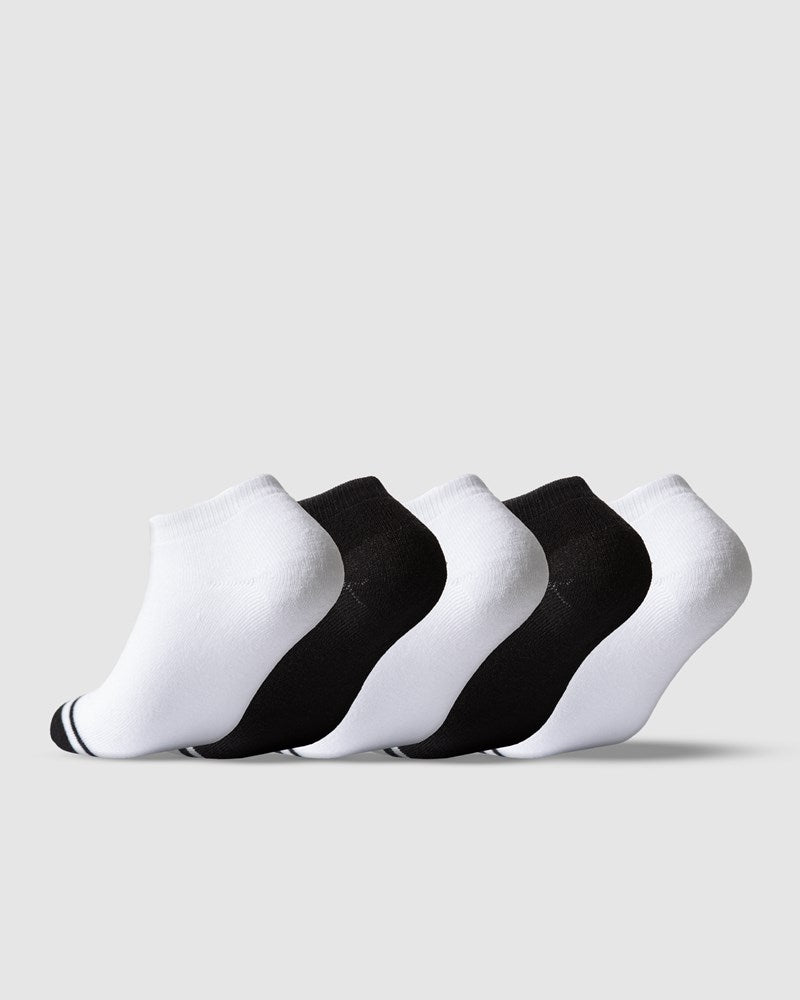 Unit Bamboo No Show Ladies 5 Pack Socks
