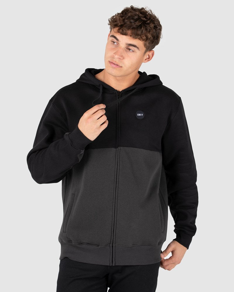 Unit Border Zip Thru Hoodie
