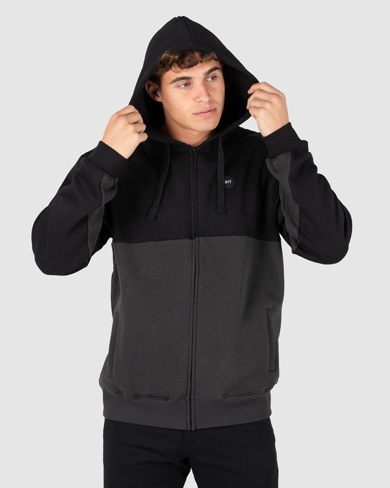 Unit Border Zip Thru Hoodie