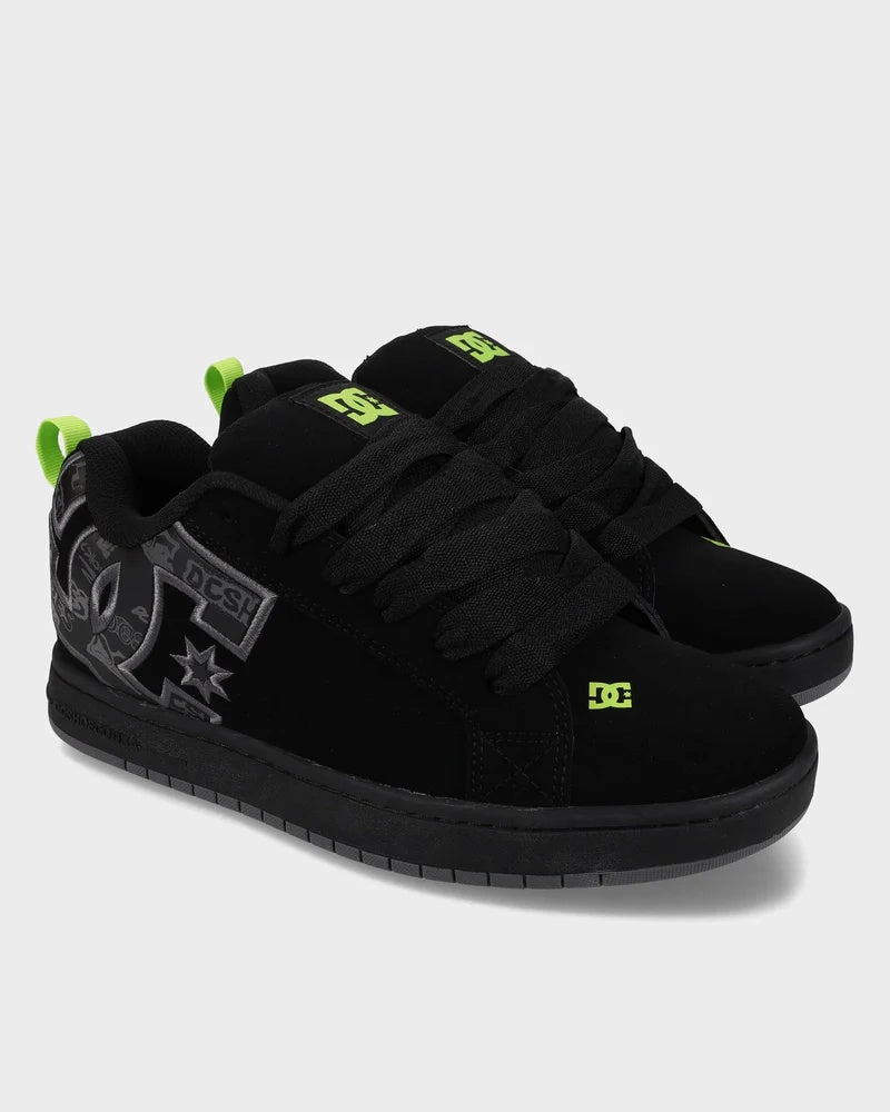 DC Court Graffik - Black/Grey/Lime