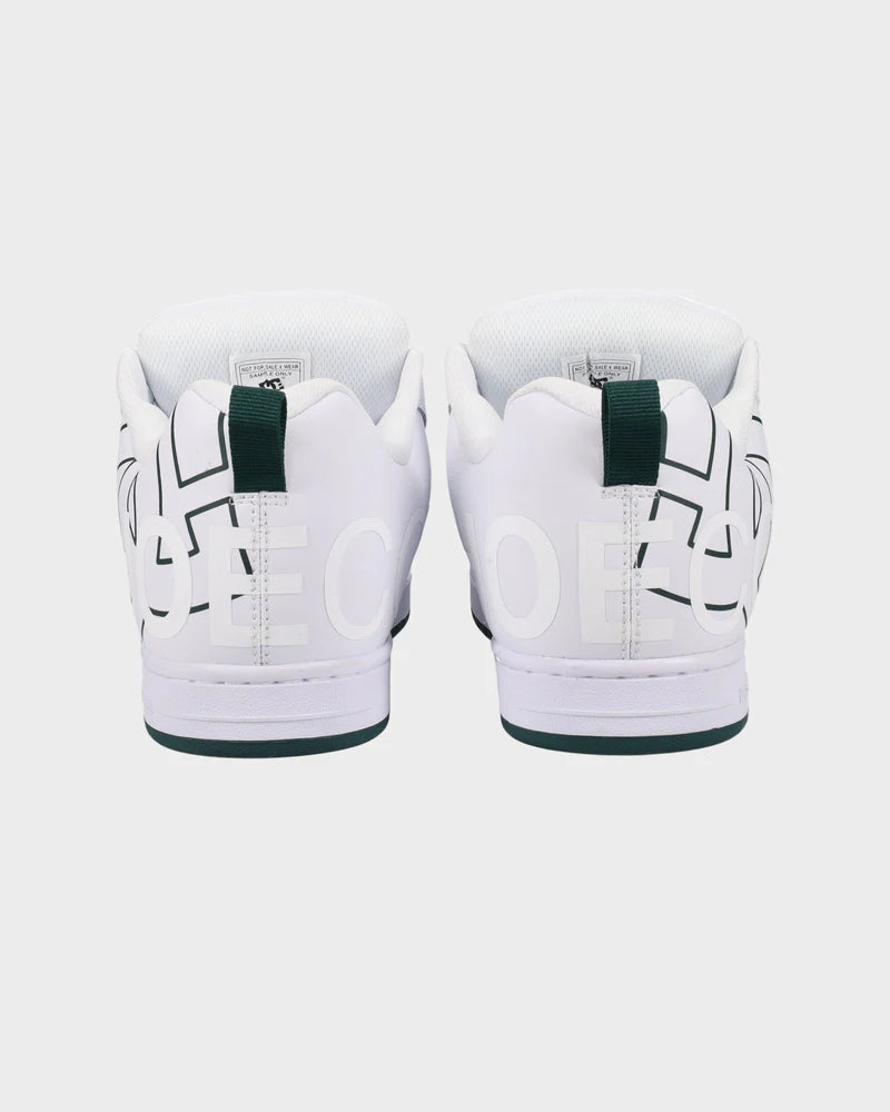 DC Court Graffik - White/White/Green