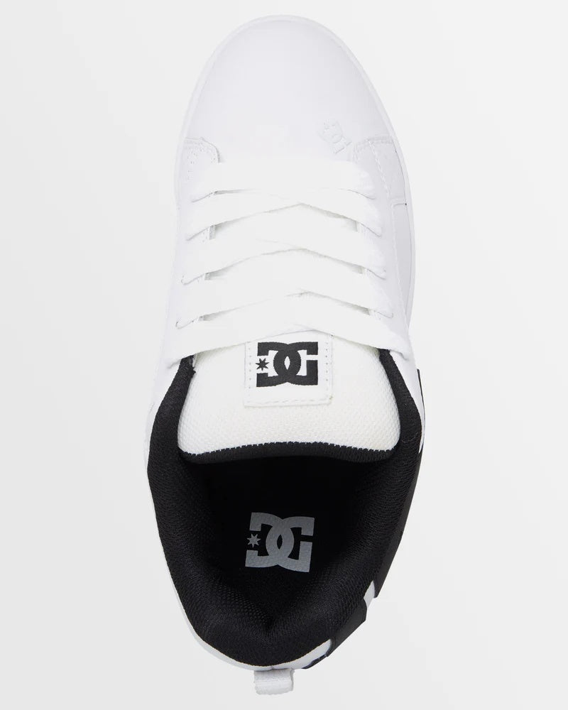 DC Court Graffik - White/Black/Black
