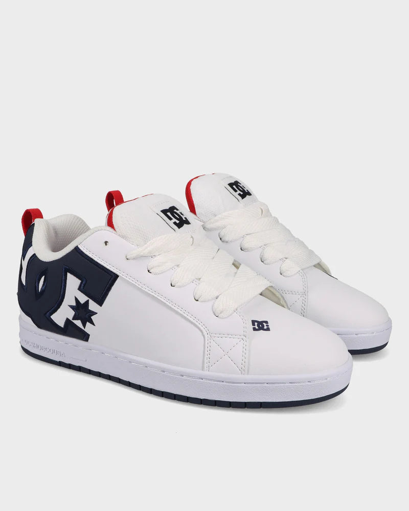 DC Court Graffik - White/Navy/Red